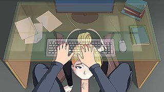 Kunoichi Trainer - Ninja Naruto Trainer - Part 110 - Secretary Blowjob Under Table by Loveskysanx
