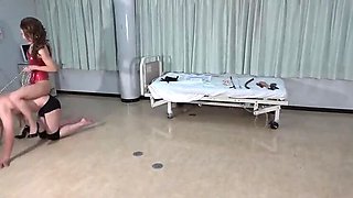 Asian Female Doctor Facesitting Slave - Pet Play BDSM Spanking & Humiliation