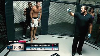 Hops On The Winners Cock In The Mma Cage And Swallows His Cum With Stacy Adams