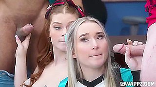 The And The Cheerleader: A Stepsister Swap Story