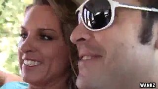 3+milfs+1+guy: Blowjob, Doggy  Licking Porn