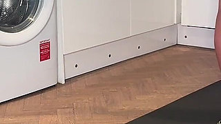 Nude Kitchen Yoga with View of My Perfect Ass