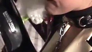 Strict bondage for the maid