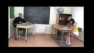 Old and Young Slutty Sex: Very Hot Teeny Sucking His Teacher Cock Vol 1
