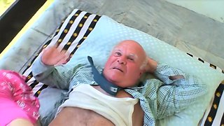 Young Blonde Prefers Mature Cock!