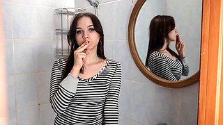 Smoking cigarette, smoking fetish, smokes
