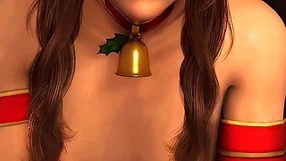 Aerith Xmas POV Cowgirl Ride - Final Fantasy 7 3D Animation