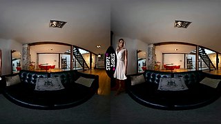 Erotic Senses - Big Tit Blonde Solo Striptease Vr