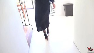 Extreme Stockings Fetish with Angel The Dreamgirl - Rough Footjob & High Heels