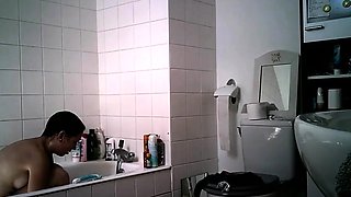 Hairy french sisters voyeur bath