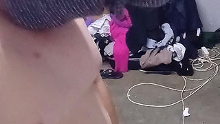 18 Year Old College Girl in Uniform Fucked Doggie by Old Man