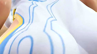 Megaera Saveass Busty Schoolgirl Rides Massive Cock with Tight, Dirty, Gaping Pussy in Intense Hardcore Sex