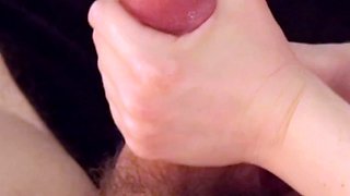 Sensuous handjob expert makes POV cock burst with pleasure