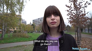 Italian brunette gets her pussy covered in spunk in the spoons position