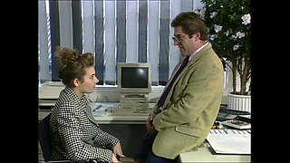 In the Office the Boss Catches Me