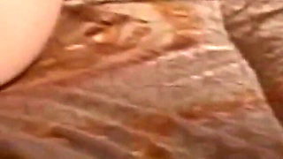 Busty Natural Beauty-sucks Cock, Gives a Footjob, and Gets Pounded on the Bed