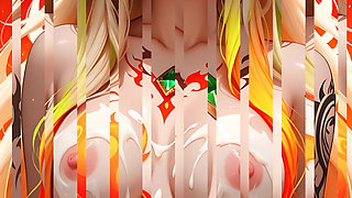 Lustrender: Singaporean Rune Goddess Nude Bronze Beauty Glow - Ai Video