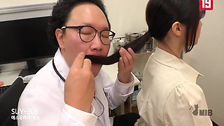Frigid Patient 100% Cured To Climax By Her Doctors Big Tool - Yuzu Shirakawa