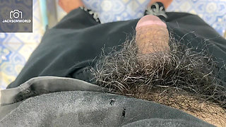 saw my little tits in the bathroom