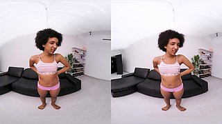 Funky Black Teen Swallows Cum At The Bukkake