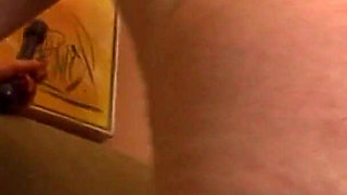 Blonde Mature Housewife Heidi Touches Her Shaved Pussy on the Couch