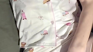 Rubbing Myself Thru My Cute Pjs