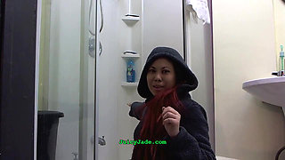 Wet clothes! Showering wclothes on