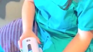 Sperm bank nurse in New York uses a matching to collect my cum
