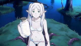 An Sudden Detour with Frieren x Fern (Anime Anime porn) Off the hook