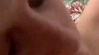 Adorable blonde teen is riding guy's hard wang