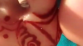 Foot Massage Wet Feet Slippery Toes Light Foot Strokes Beautiful Nails Pedicure Sexy Ginnagg
