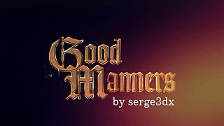 Good Manners - 3D Animated Futa Comics