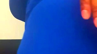 Dirty Diana gets fucked in her long blue dress