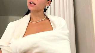 Real amateur teen plays with toys as she masturbates