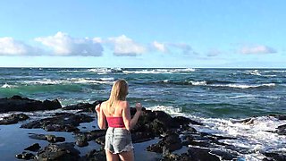 Blonde emo amateur solo masturbation