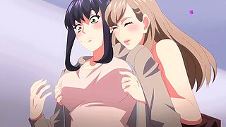 Uncensored hentai, wet and messy, animation
