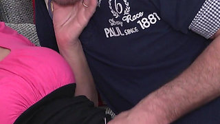 Slutty Granny Sends Her Husband Away so She Could Fuck Her Neighbor