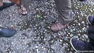 MILF Wife Slut Sara Kane Returns for Another Amateur Dogging Session