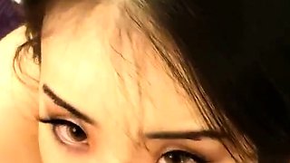 Real amateur Latina in hot POV blowjob and facial