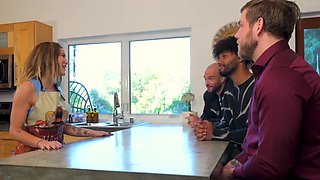 Step-family all gathered to celebrate thanksgiving together!