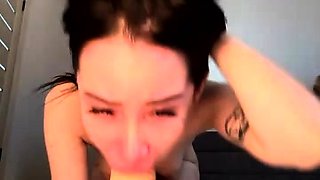 Petite small tit babe with perfect pussy masturbates