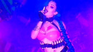 SonyaVibe Arcane Kinky Jinx Uses Dick To Satisfy Lustful