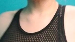 Great Big Boobs On Masturbating Redhead