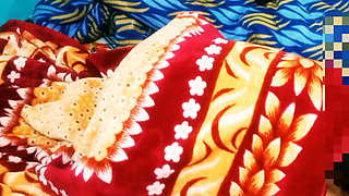 Village aunty having romance with her husband.