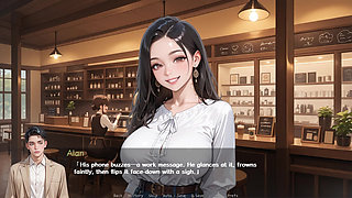 Anime Babe Masturbates Thinking About Big Cock- Ntr'ed by My Friend Gameplay #2 an Ai Porn Game