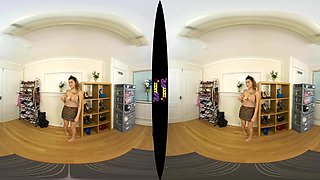 Got Shoes? - Sexy Tattooed Babe Solo Striptease Vr