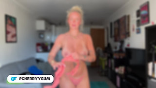 NUDE  Micro Bikini Try-on Haul with British teen