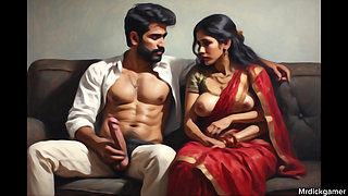 Indian bhabhi having sex with her team manger in office bathroom