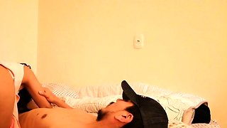 Moaning Argentinian Schoolgirl Rides Cock