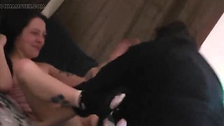 Daddy's Home Taboo Sex: Amateur Teen Creampie in 4K